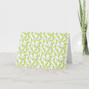 Lemons pattern card