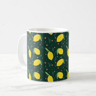 Lemons Pattern Coffee Mug