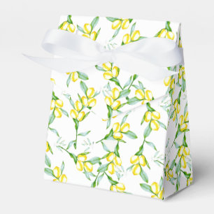 Lemons pattern  favor boxes