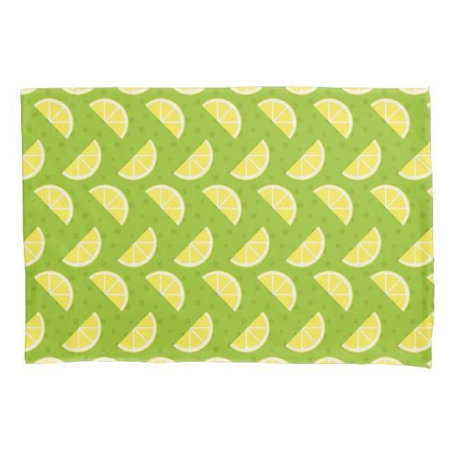 Lemons Pattern Pillow Case (Front)