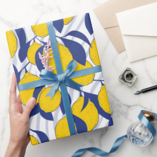 Lemons Pattern Wrapping Paper