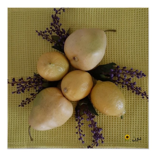 LEMONS & PEARS POSTER (Front)