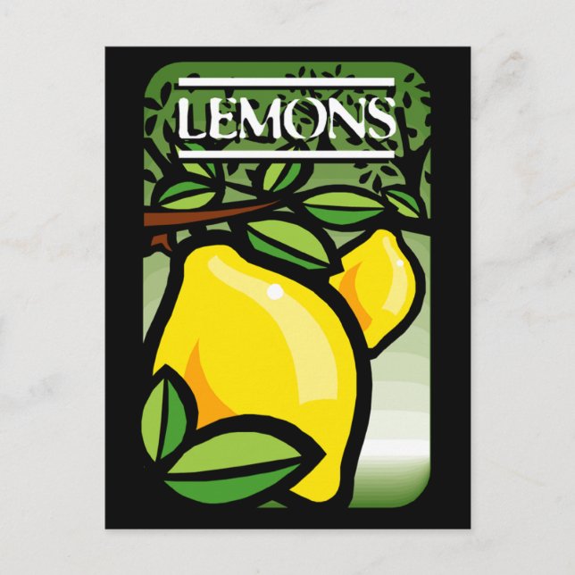 lemons postcard (Front)