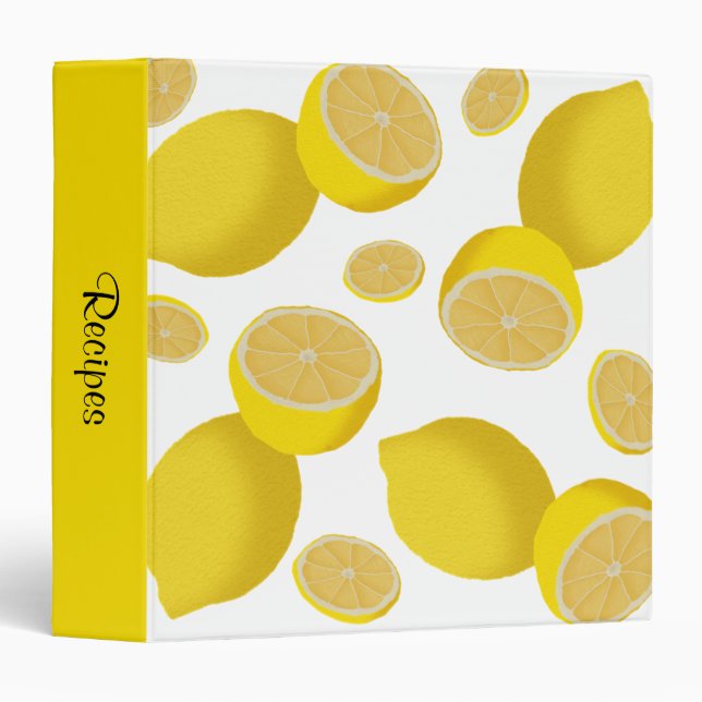 Lemons Recipe Binder (Front/Spine)