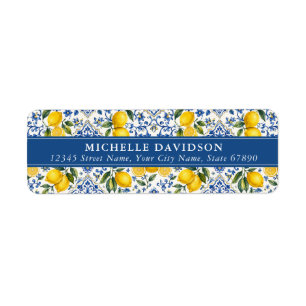 Lemons Return Address Labels