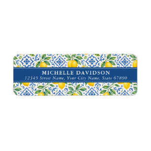 Lemons Return Address Labels