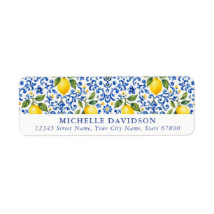 Lemons Return Address Labels