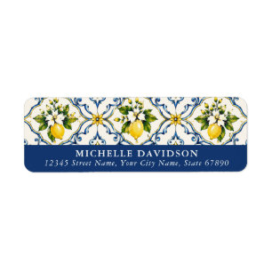 Lemons Return Address Labels