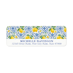 Lemons Return Address Labels
