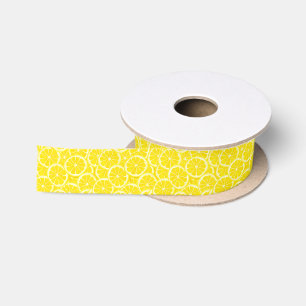 Lemons Satin Ribbon