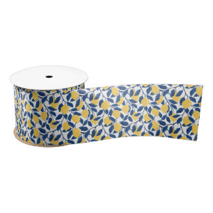 Lemons Satin Ribbon