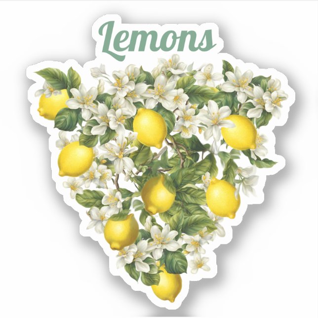 Lemons Sticker (Front)