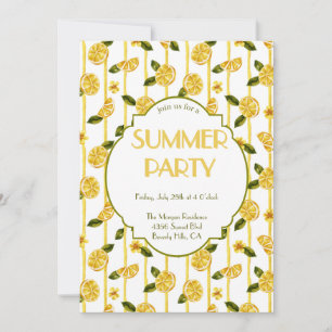 Lemons Summer Party Invitation