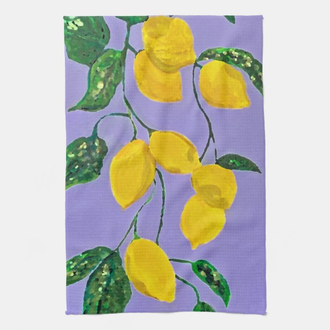 Lemons Tea Towel (Vertical)