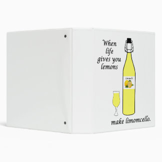 Lemons to Limoncello 3 Ring Binder