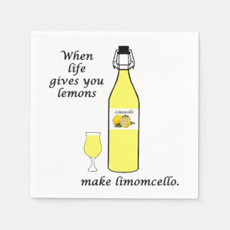 Lemons to Limoncello Cocktail Napkins