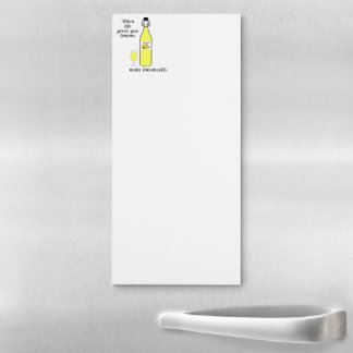 Lemons to Limoncello Magnetic Notepad