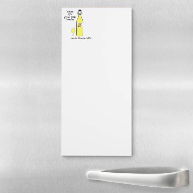 Lemons to Limoncello Magnetic Notepad (In Situ)