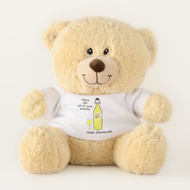 Lemons to Limoncello Teddy Bear (Front)