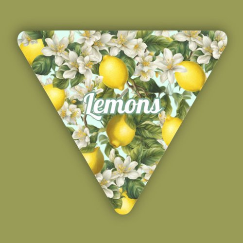 Lemons Triangle Sticker