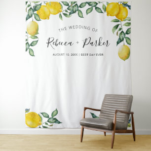 Lemons WEDDING Backdrop Photo booth