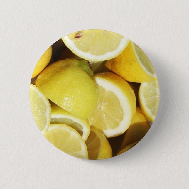 Lemons Yellow Button (Front)
