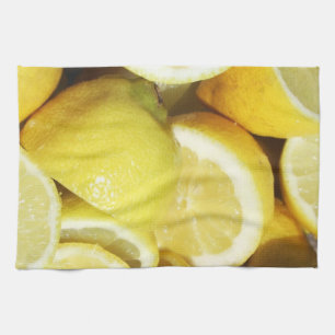 Lemons Yellow Kitchen Towel