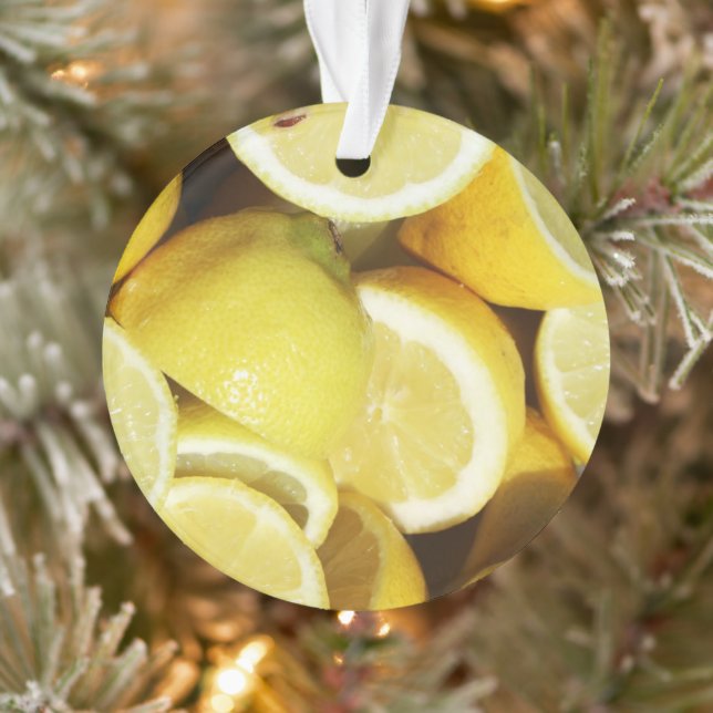 Lemons Yellow Ornament (Tree)