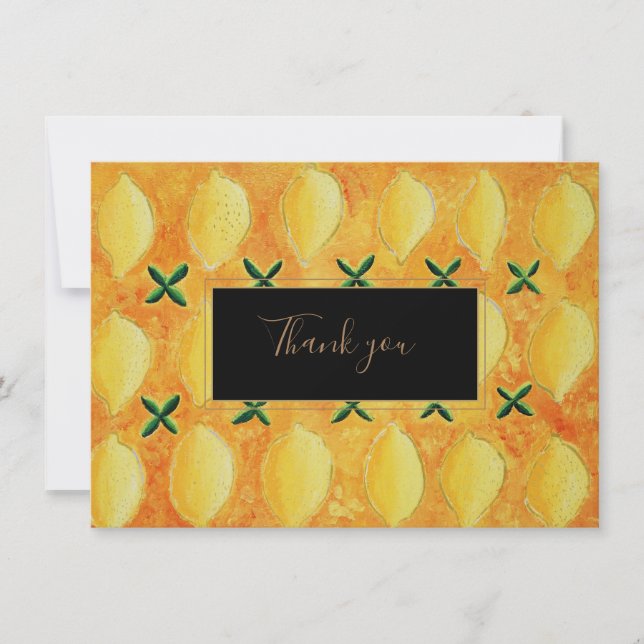 LemonThank You Thank You Card (Front)