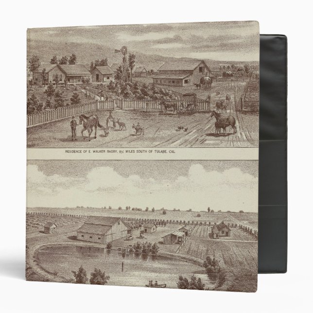 Lemoore, Armona ranches 2 3 Ring Binder (Front/Inside)