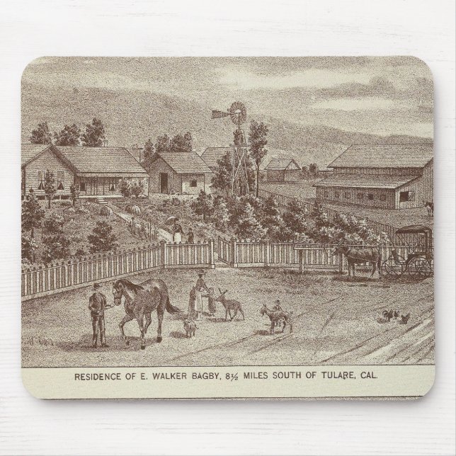 Lemoore, Armona ranches 2 Mouse Pad (Front)