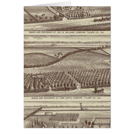 Lemoore, Armona ranches Cards (Front)