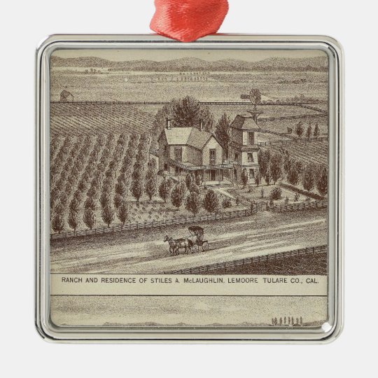 Lemoore, Armona ranches Metal Ornament