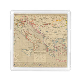 L'Empire Ottoman, l'Italie, 1400 a 1500 Acrylic Tray