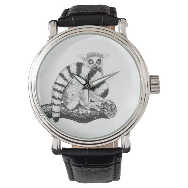 Lemur drawing watch (Front)