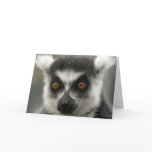 Lemur Face  Greeting Card