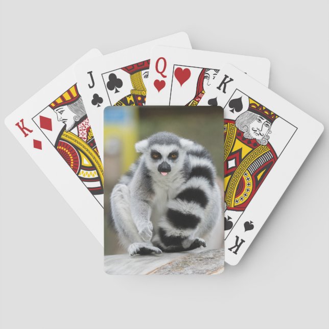 Lemur Full of Personality Poker Cards (Back)