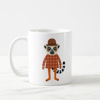 Lemur in Bowler Hat Classic Mug