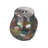 Lemur in Madagascar Glass Jar (Side)