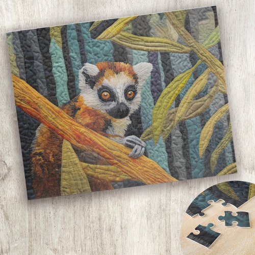 Lemur Jungle Animal Lover Jigsaw Puzzle