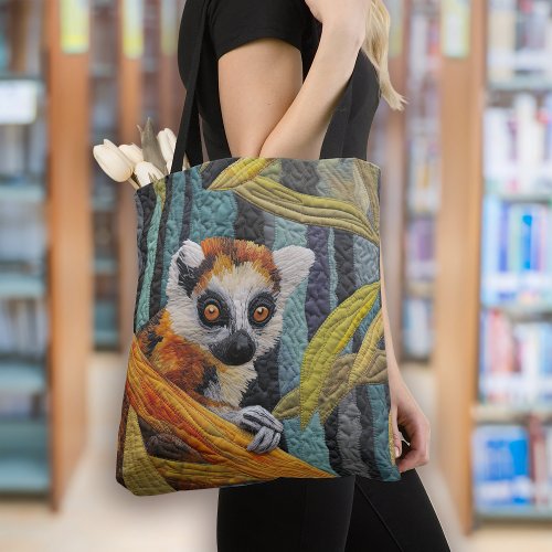 Lemur Jungle Animal Lover Tote Bag