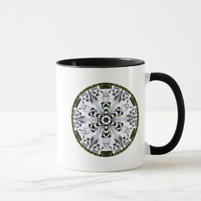 Lemur Kaleidoscope Mug (Right)