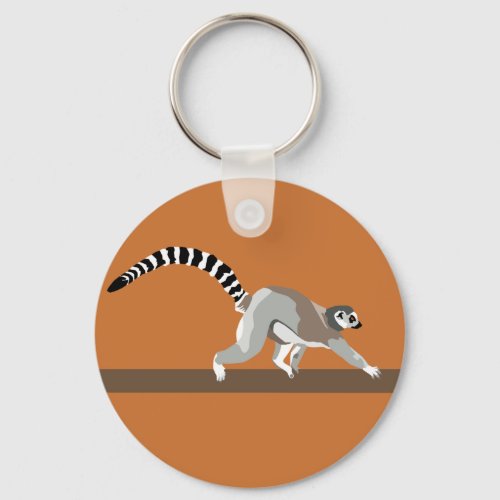 Lemur Key Chain