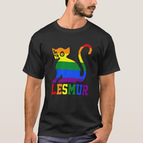 Lemur   Lgbt Ally Gay Rights Activist Lgbt Support T_Shirt
