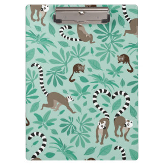 Lemur love mint leaves clipboard