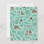 Lemur loves mint leaves (Back)