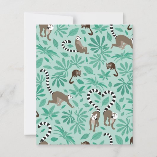 Lemur loves mint leaves (Front)
