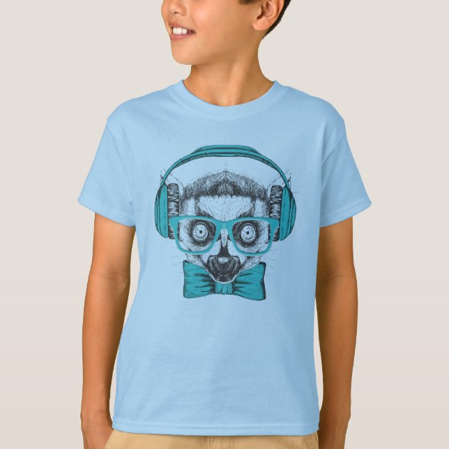 Lemur | Music Lover T-Shirt (Front)