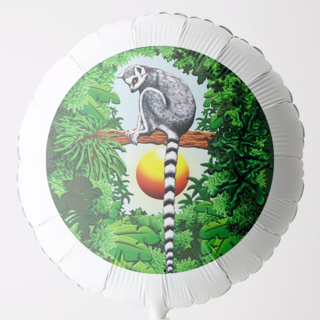 Lemur of Madagascar Balloon (Front)