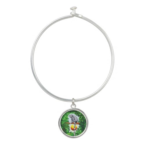 Lemur of Madagascar Bangle Bracelet